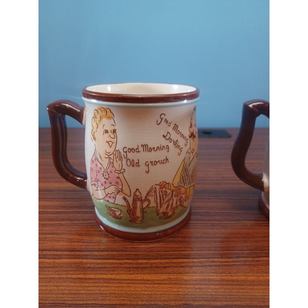 Vintage Master Of The House & Lady of the House, Good Morning Grouch & Darling” - Picture 3 of 9